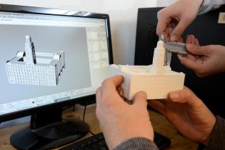 Maqueta Ciudad Vieja Proceso de construcción de la maqueta de Ciudad Vieja