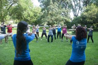 Actividad deportiva en el Jardín Botánico Actividad deportiva en el Jardín Botánico