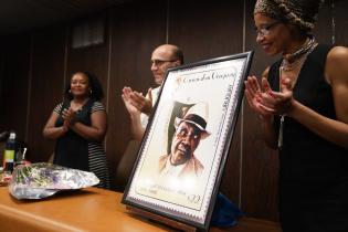 Lanzamiento de sello por el centenario de Juan Angel "Cacique" S Lanzamiento de sello por el centenario de Juan Angel "Cacique" Silva