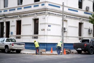 Recorrida de obras en la calle Magallanes Recorrida de obras en la calle Magallanes