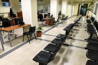 Sala de atención al público del Servicio de inspección de tránsi Sala de atención al público del Servicio de inspección de tránsito.