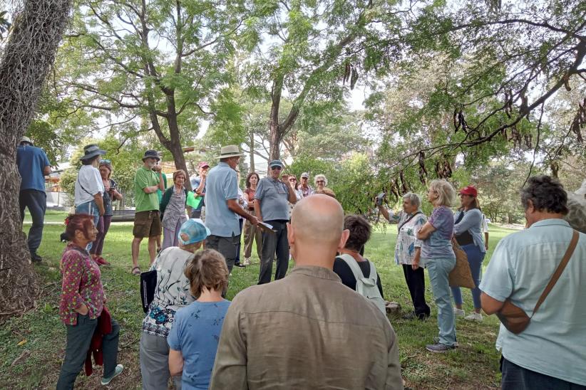 Actividad de reconocimiento de biodiversidad en el Parque Baroffio
