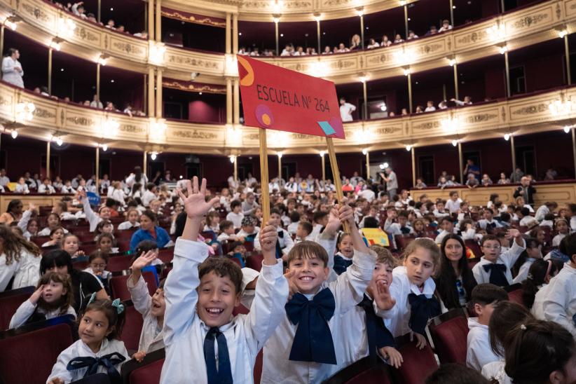 Música en la escuela en el Teatro Solís
