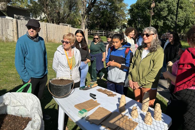 Primera jornada abierta de cosecha de compost