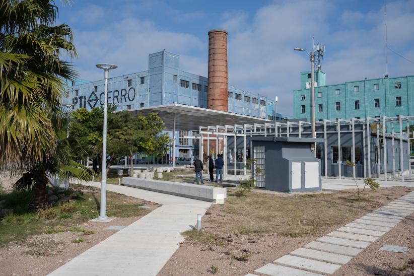 Inauguración de la cantina y comedor en el PTI del Cerro