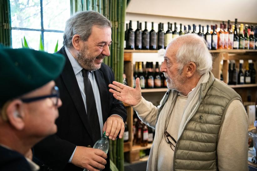 lntendente Mario Bergara, participa en el lanzamiento de la nue