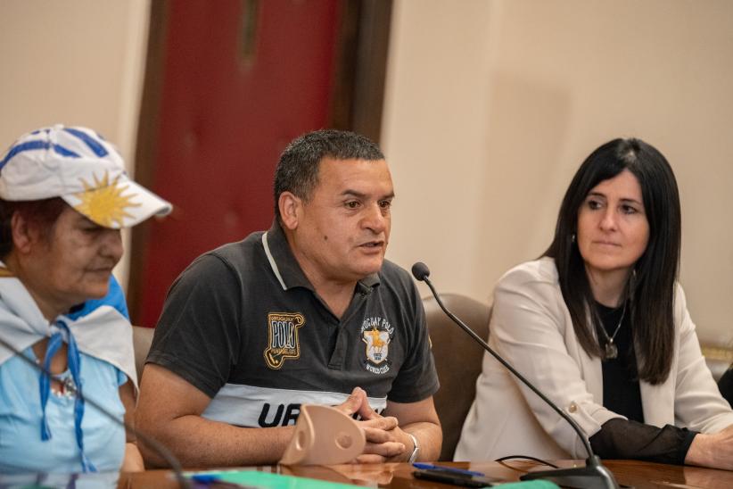 Intendente Mario Bergara, participa de firma de convenio con la 