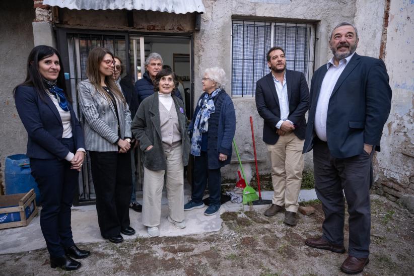Inauguración de finca recuperada para colectivo "Mujeres con hi