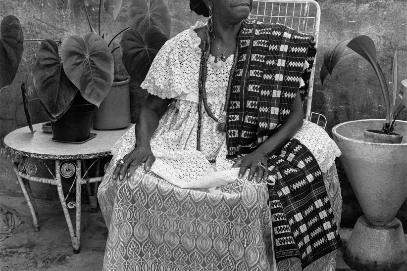 Mãe Olga do Alaketu (Olga Francisca Régis). Salvador, Bahía, 2002