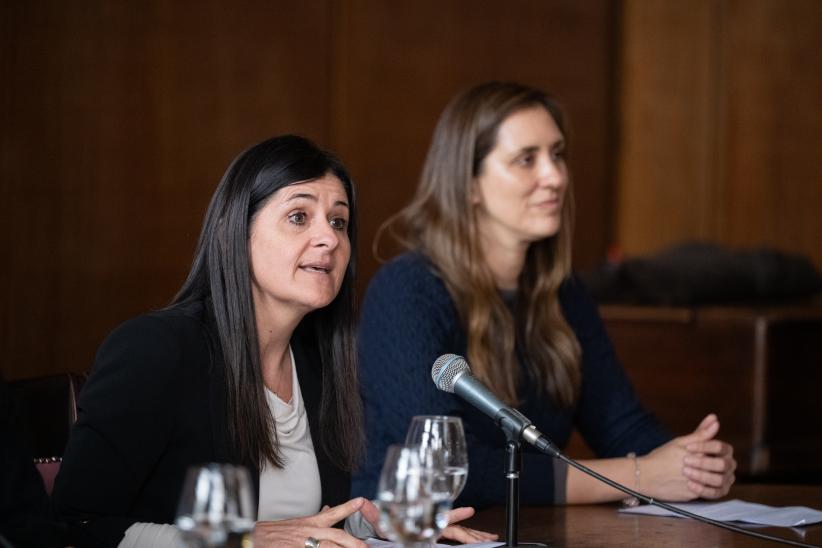 Secretaria general Viviana Repetto, durante el lanzamiento del congreso Luxamérica, 7 de noviembre de 2025