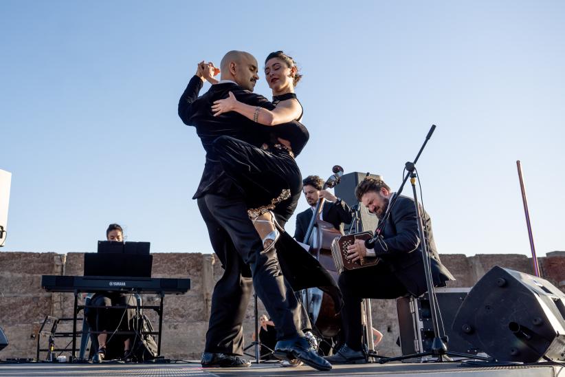 Inauguración del parque Mauá