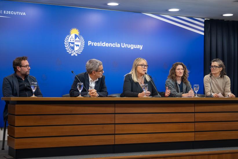 Conferencia de prensa por rodaje internacional en Montevideo