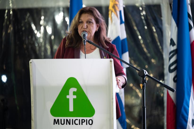  del Municipio F, Matilde Palermo durante el Cabildo del Municipio F