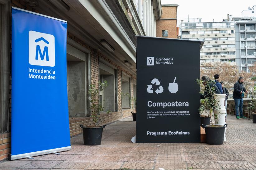 Instalación de compostera municipal en el edificio sede