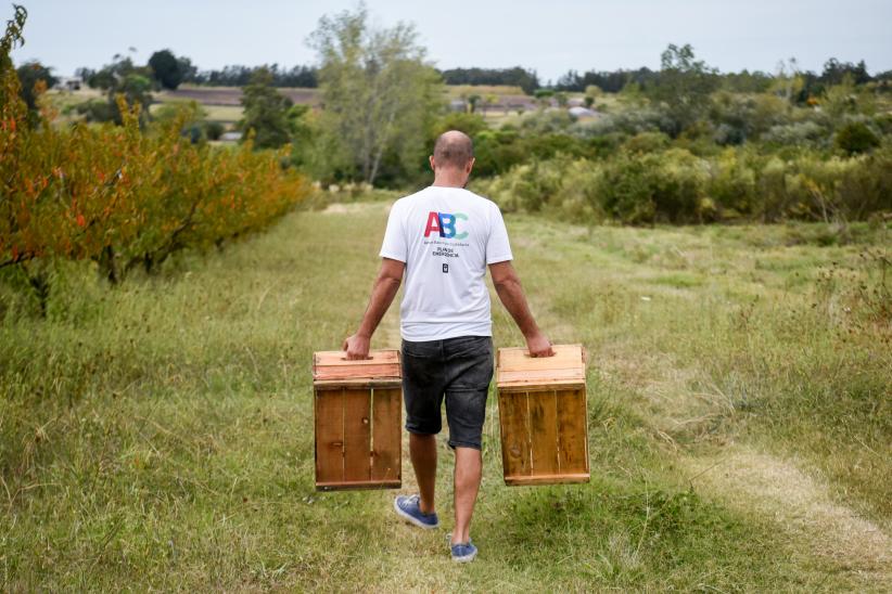  Donación de manzanas en ayuda al Plan ABC