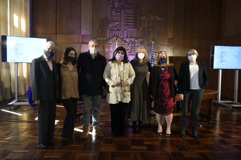 Conferencia de prensa por premio al Museo Juan Manuel Blanes en coordinación con la Embajada de EEUU