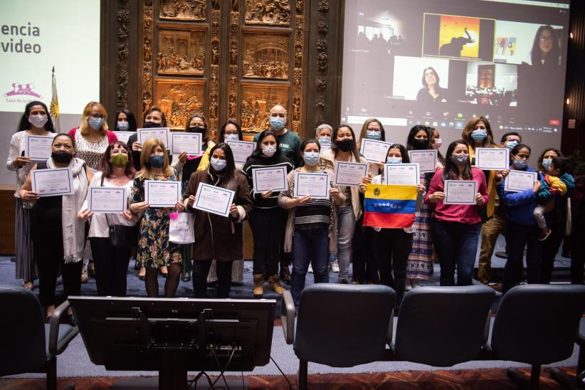 Entrega de diplomas ACNUR