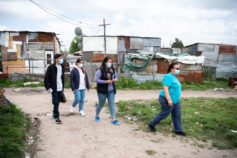 Policlínica móvil en Municipio D en el marco del Plan ABC