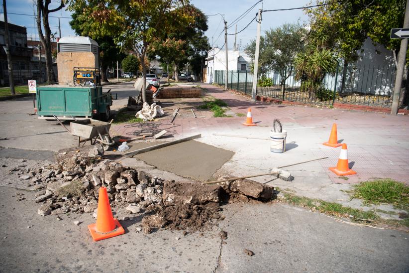 Comienzo de obras del Plan ABC Veredas en zona del ex Mercado Modelo