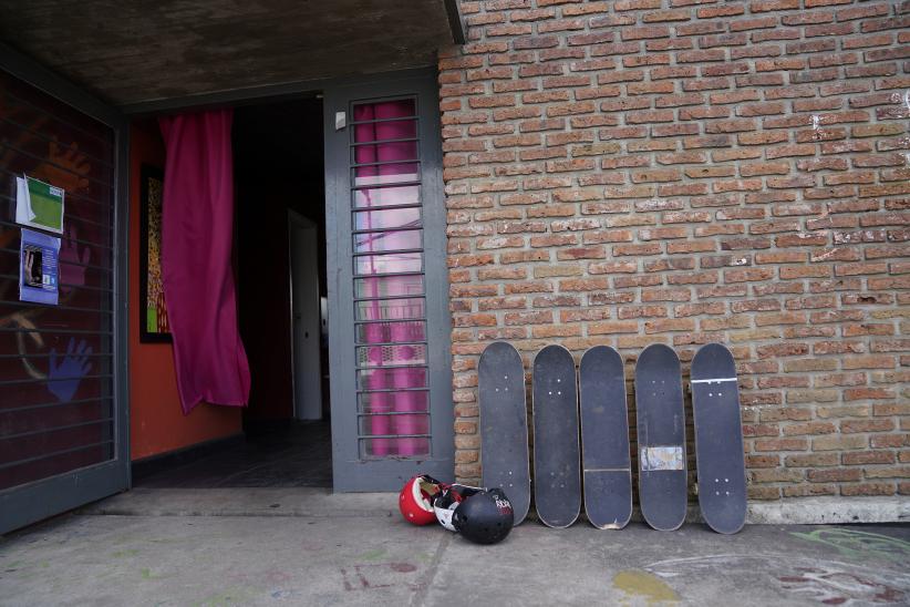 Escuela de skate en el centro juvenil La tortuga Cuadrada en el marco del Plan ABC + Deporte y Cultura
