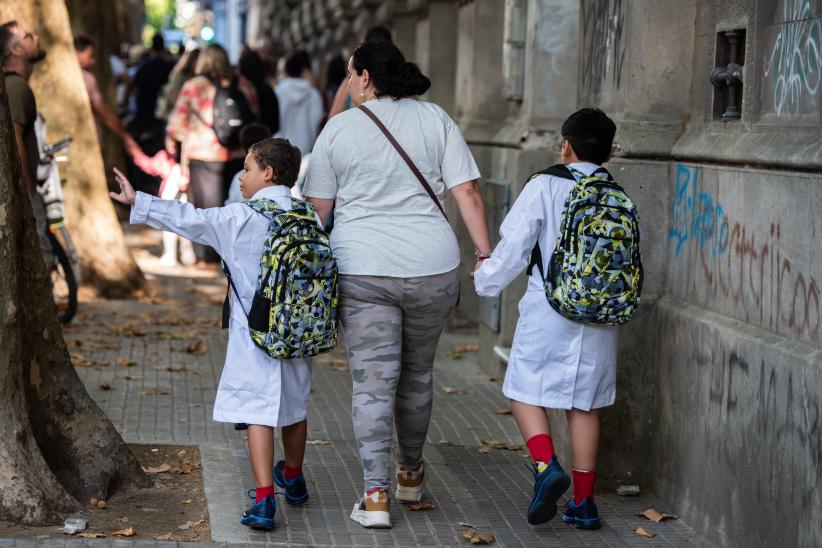 Comienzo de clases en la escuela Nº 4 Artigas 