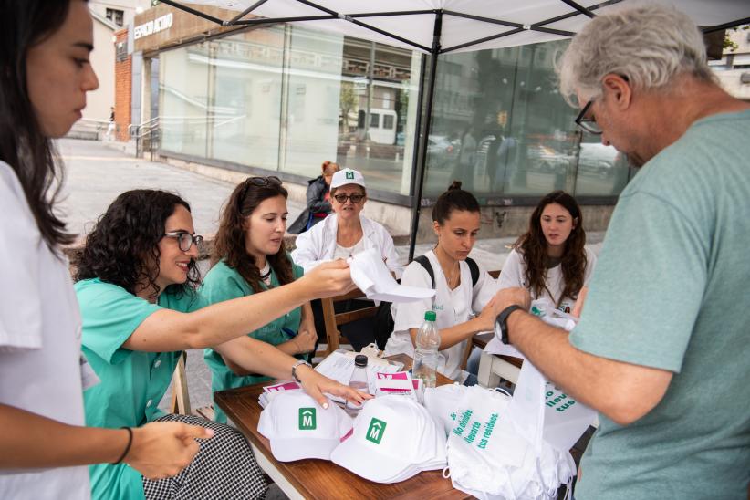 Jornada en la explanada por Día Mundial de la Tuberculosis