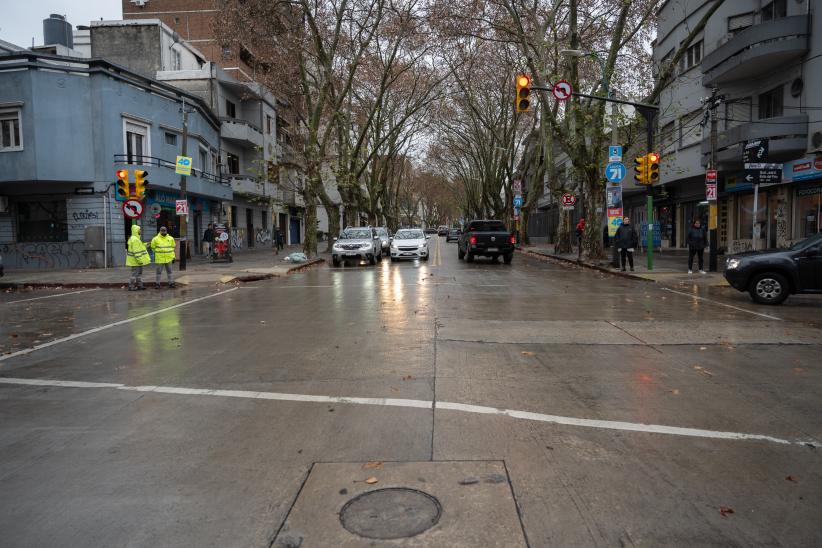 Nuevo semáforo en Av. Rivera y Brito del Pino