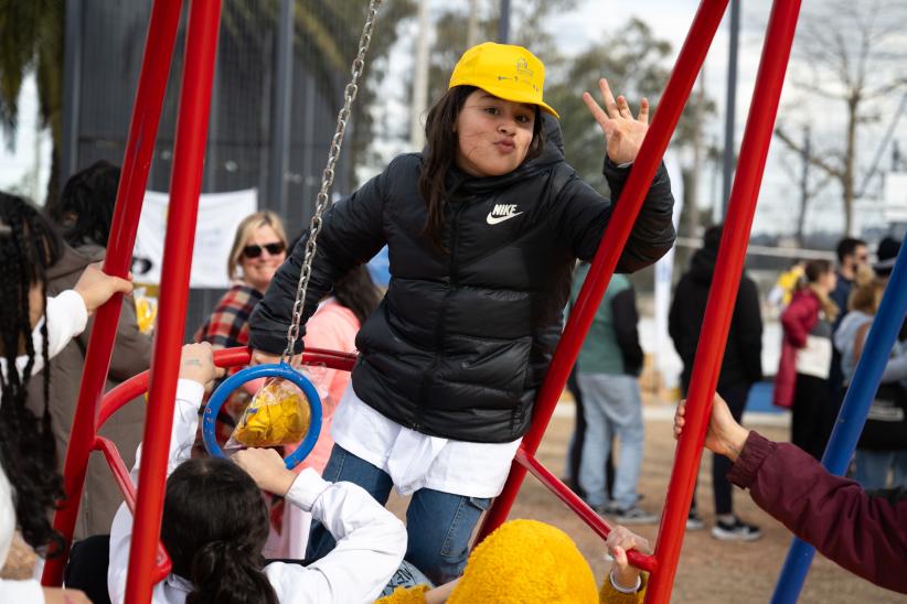 Inauguración de espacio público proyecto Parque Cauceglia