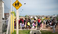 Implementación de plan de seguridad vial en Escuela N° 405 de Tiempo Completo ubicada en el barrio Punta de Rieles