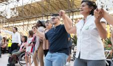 Emicer muestra musical,  en el marco de Montevideo sin barreras