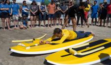 Taller de surf Adaptado, Soñando sobre las olas.