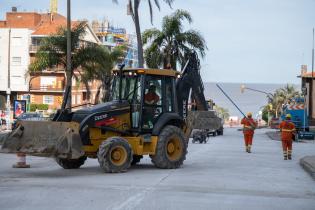 Avance de obras viales en Av. Dr. Luis Alberto de Herrera