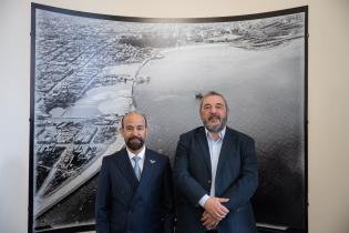20250822dicimouyjmr8189.jpg El intendente Mario Bergara se reúne con el embajador de Emirat