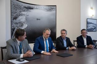 20250822dicimouyjmr8235.jpg El intendente Mario Bergara se reúne con representantes del BID