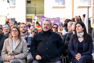 Inauguración de viviendas por realojo del asentamiento Santa Ma