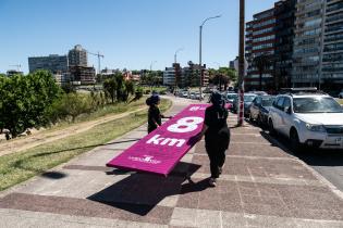 Firma y colocación de cuentakilómetros de la carrera San Felip