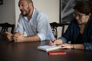 Intendente Mario Bergara se reúne con el Subsecretario del MVOT