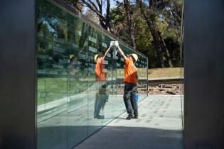 Avance de obras en el Memorial de Detenidos Desaparecidos