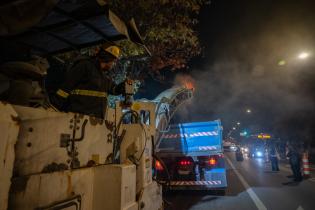 Reparación vial en Av. Agraciada entre 19 de Abril y Lozano