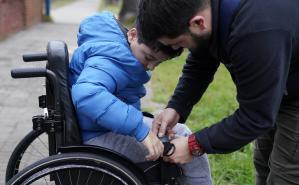 Benjamin, usuario del programa de atención a personas con discapacidad