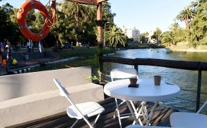 Inauguración de los nuevos servicios en el lago del Parque Rodo