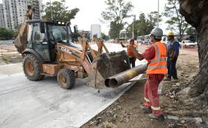 Obras en túnel Avenida Italia
