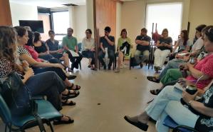 Taller sobre trayectoria habitacional de población migrante