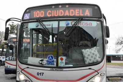 Inspección a ómnibus de transporte público