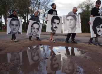 Intervención en el marco del proyecto "Sostener la Memoria" a orillas del Río Olimar en la ciudad de Treinta y Tres 