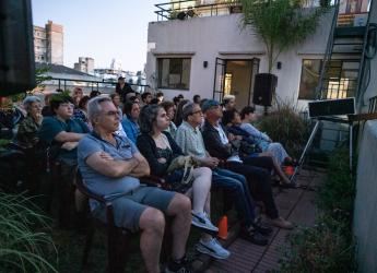 Cine en la azotea del CdF 