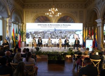 Inauguración Cumbre Mercociudades en Club Uruguay