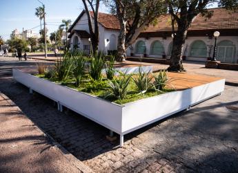 Inauguración de plataformas móviles en el Parque Rodó,  13 de agosto de 2022