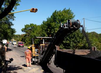 Trabajos viales en Av. Luis Batlle Berres