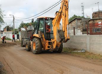 Avance de obras en Padre Cacho
